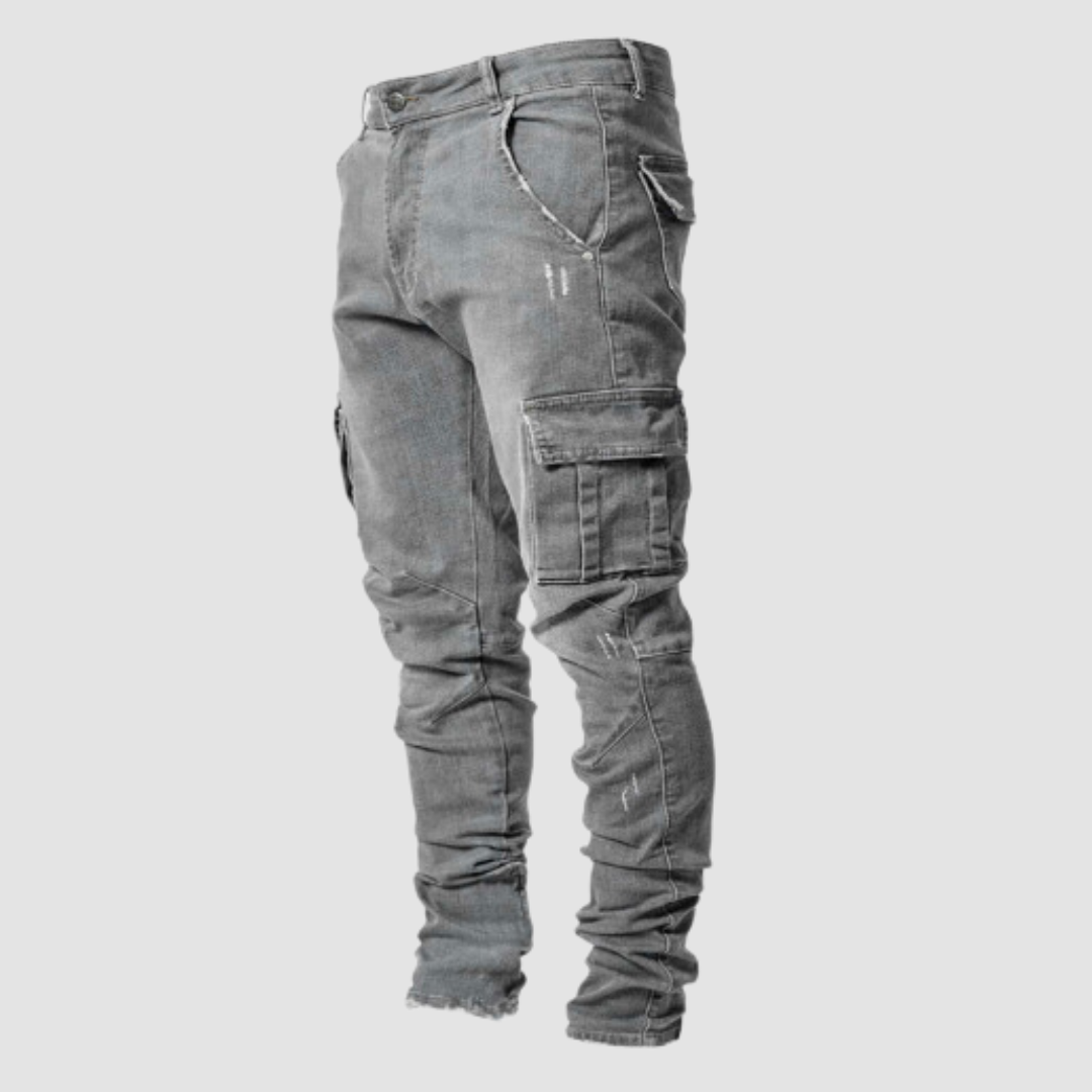 Spodnie cargo ultra stretch męskie