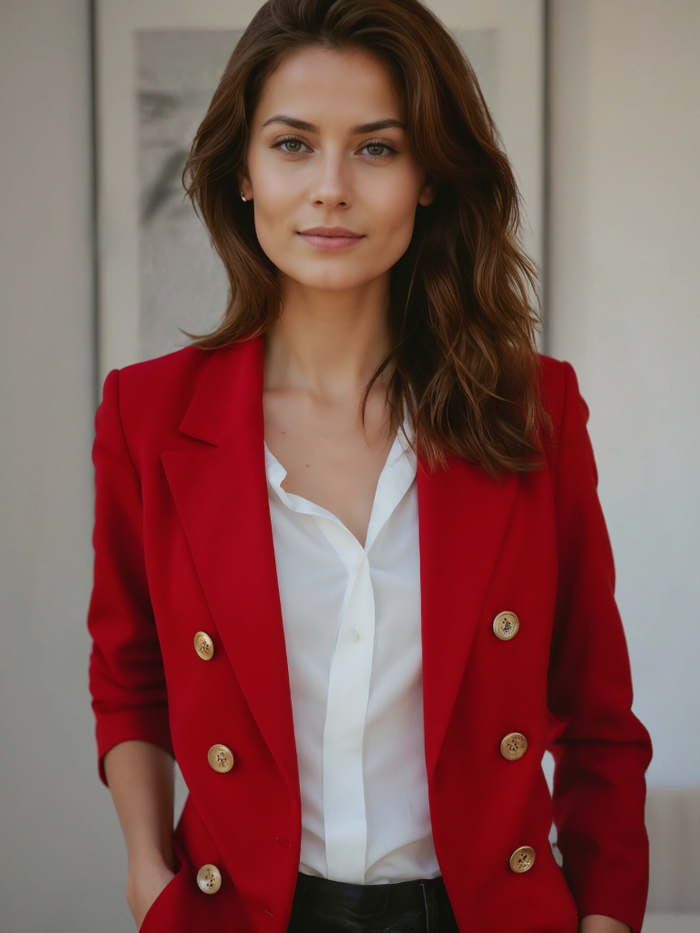 Żeńska Elegancka Blazer