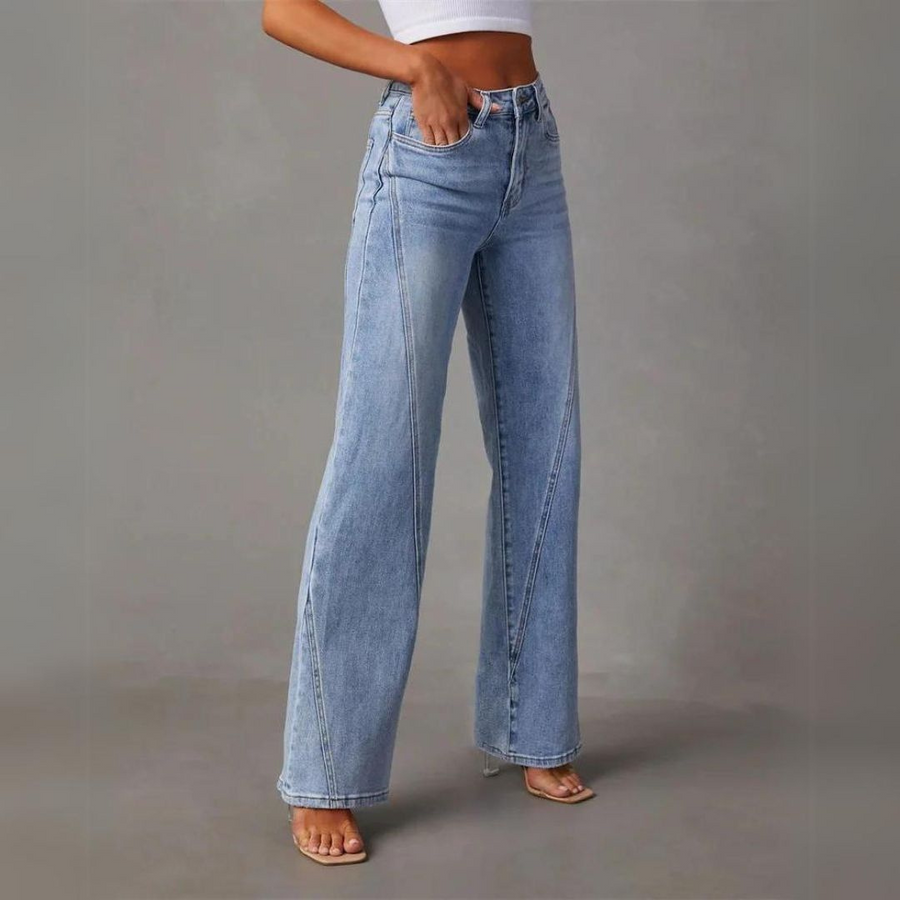 Damskie Jeansy Wide Leg