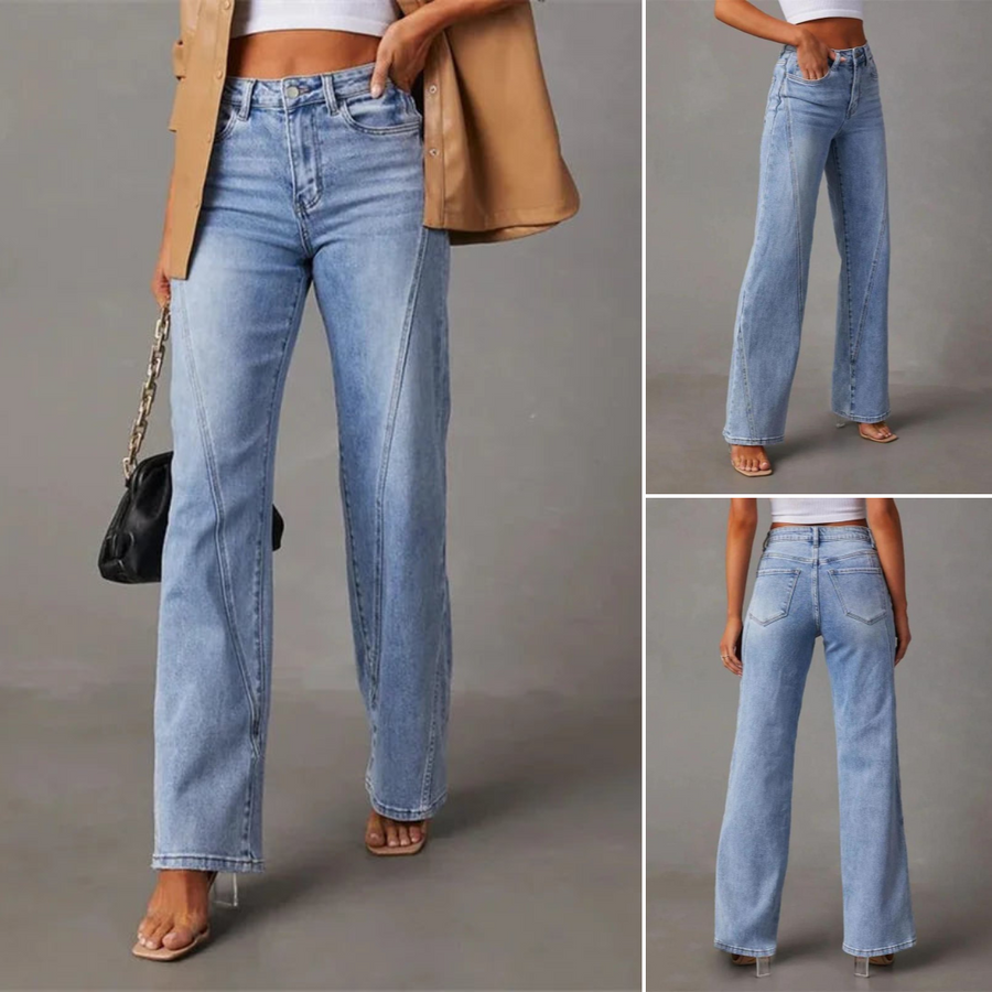 Damskie Jeansy Wide Leg