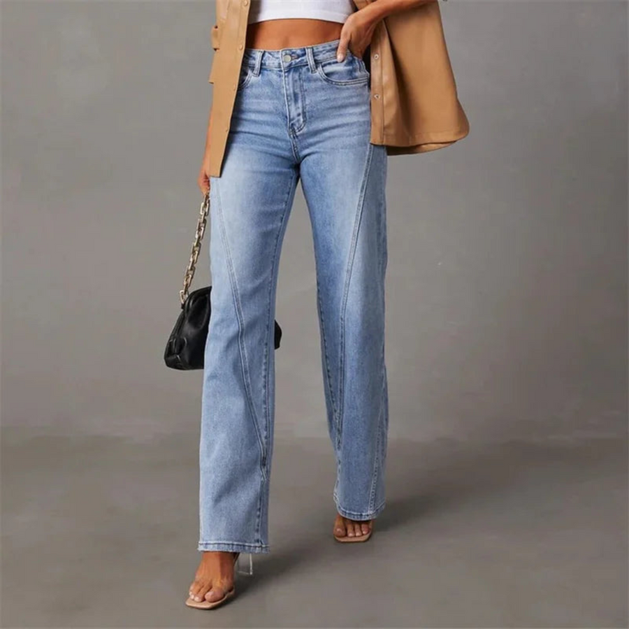 Damskie Jeansy Wide Leg