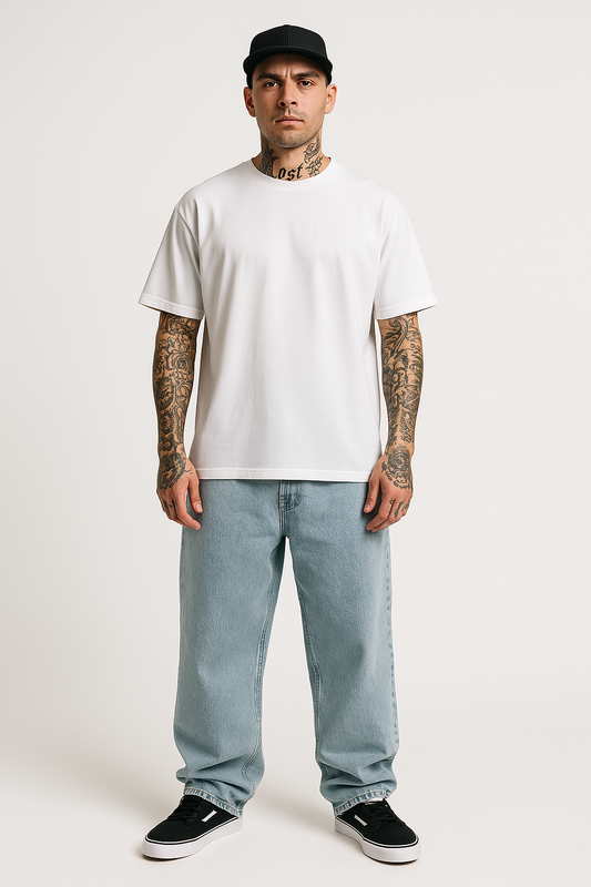 Męskie jeansy oversize
