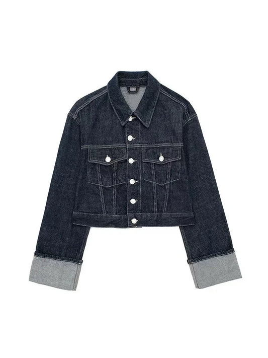Stylowa damska kurtka jeansowa