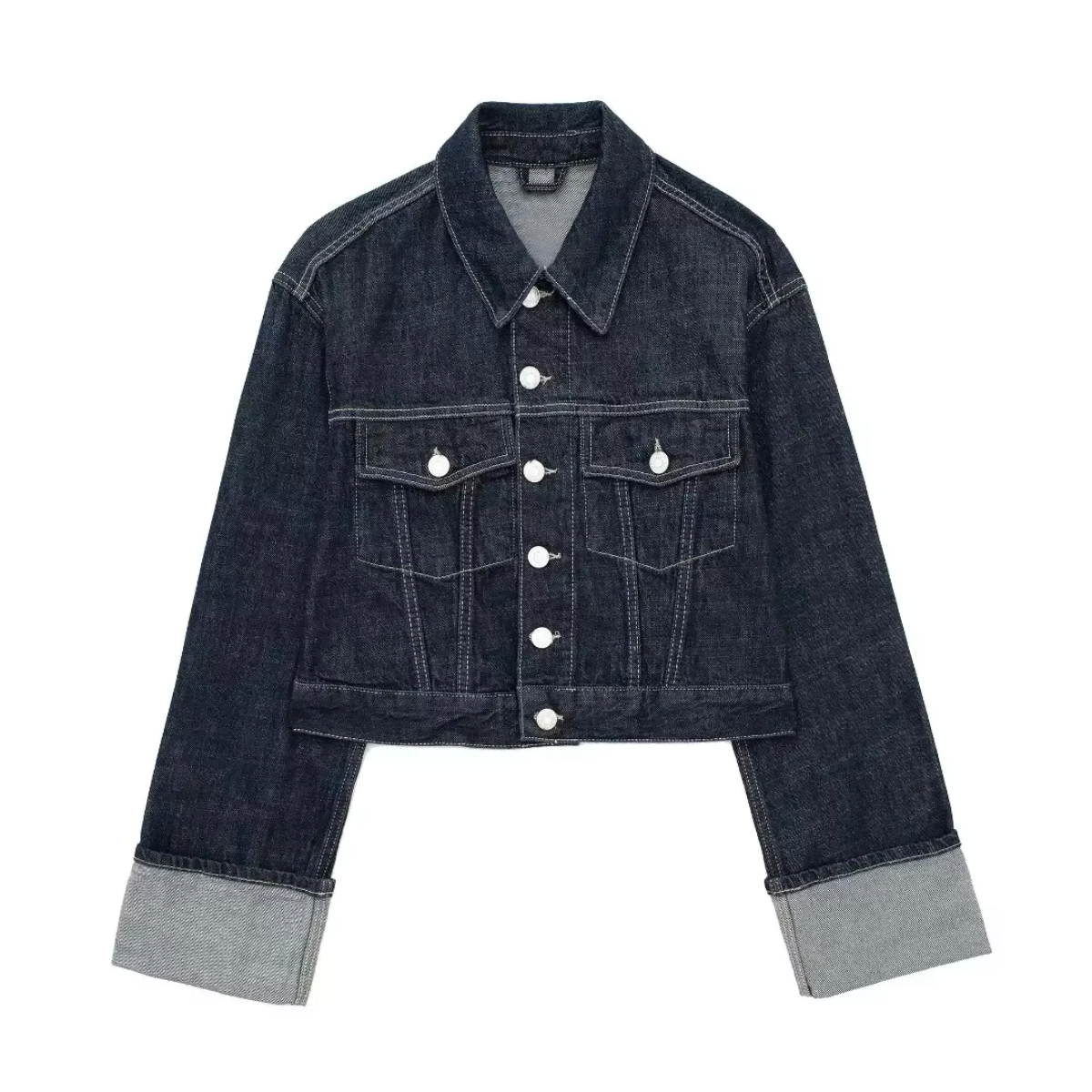 Zestaw Damski Oversized z Denimu