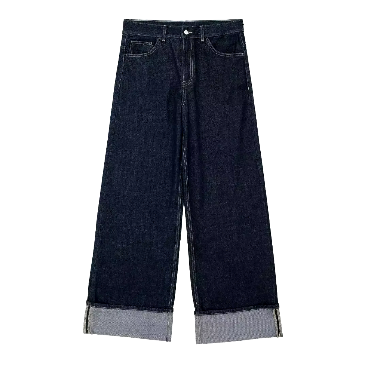Zestaw Damski Oversized z Denimu